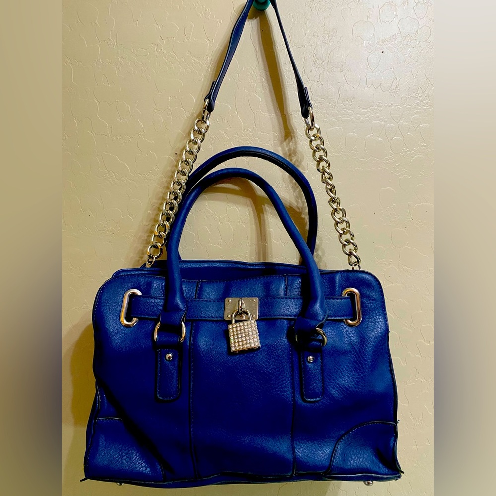 Blue Bling Bag